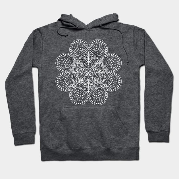 Hearts Mandala Hoodie by TeeShop Designs